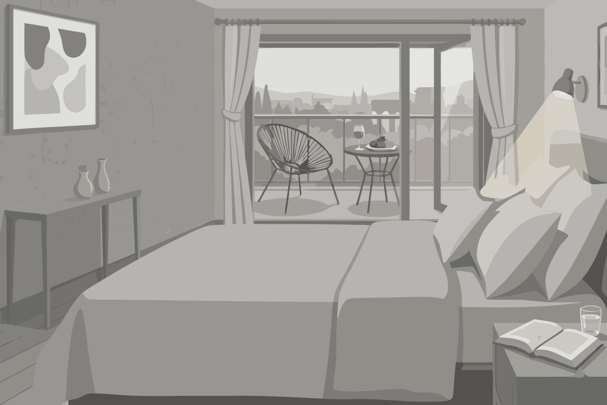 Großes Doppelzimmer